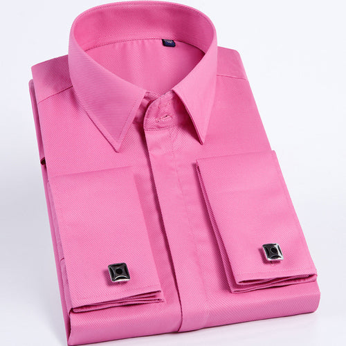 Chemise homme à boutons de manchette