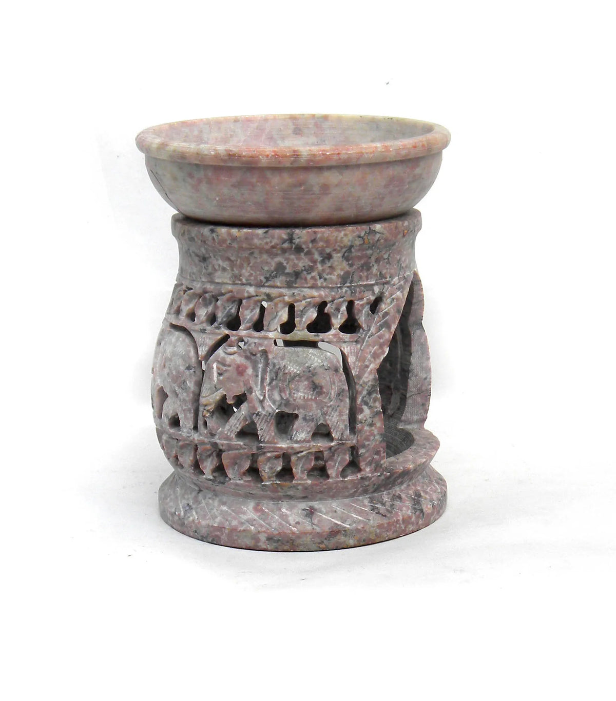 Brûleur d'huiles pierre à savon Art déco