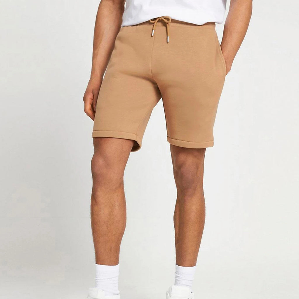 Men's Premium Quality Casual Style Solid Pattern Bermuda Pants with Stylish Cargo Pocket Plain Fleece Shorts for Men