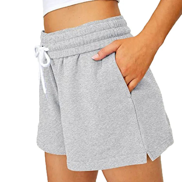 Men's Summer Cropped Fit Shorts Basic Casual Style Eco-Friendly Plain Cotton Polyester Two Deep Side Hem Pockets OEM Service