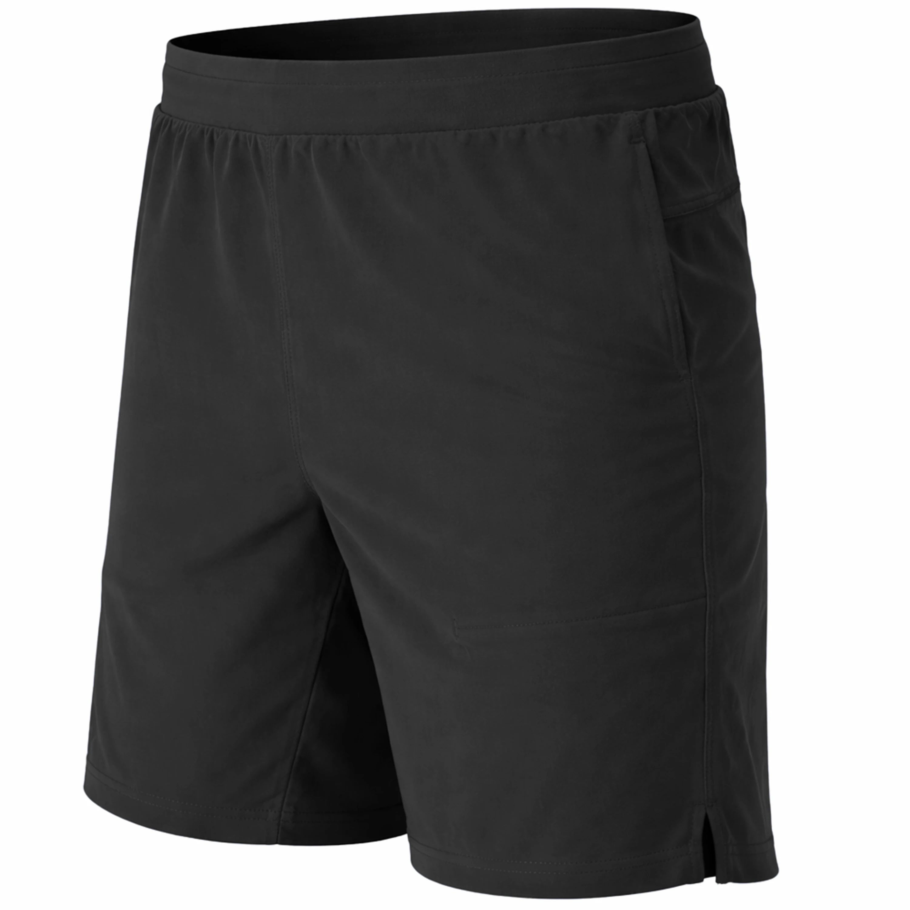 Galaxy Harvic Men's Unisex Solid Woven 2-in-1 Breathable Eco-Friendly Stretch Active Quick Dry 100% Polyester Bermuda Shorts Mid
