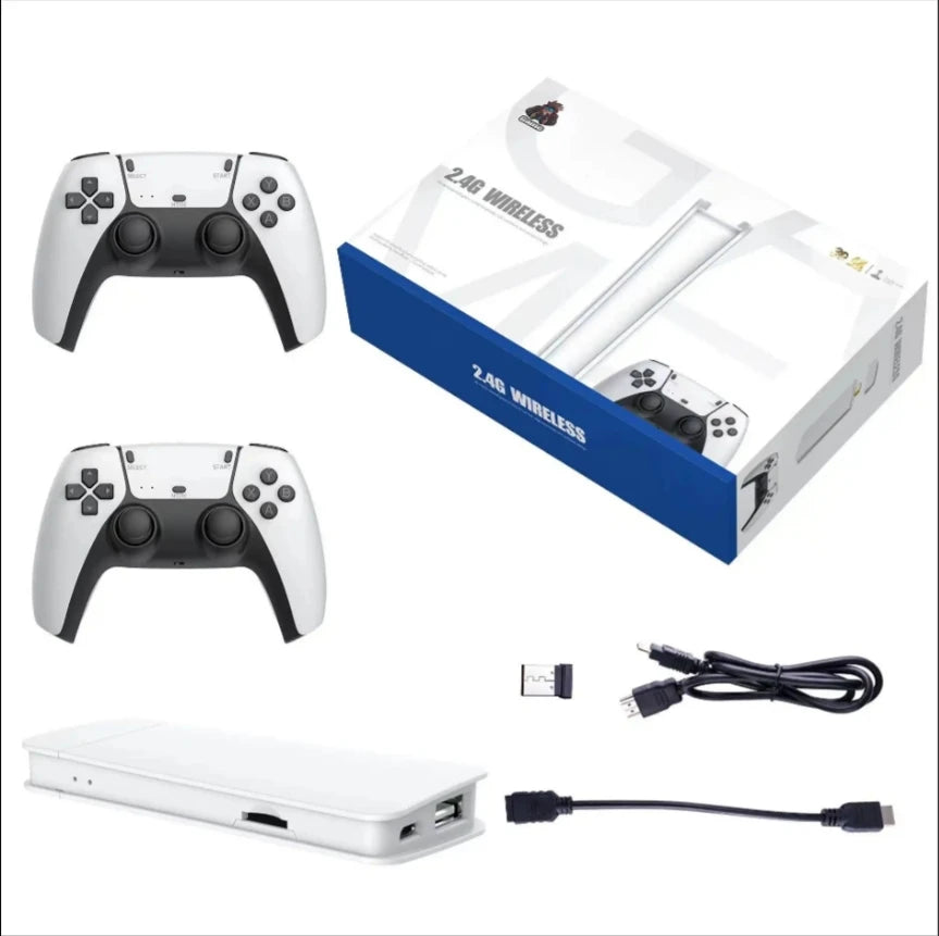 High-Speed for Slim Console-4K Gaming Your TV Ultra Fast DISC EDITION 825GB + 2 Controllers 15 Games Silicone