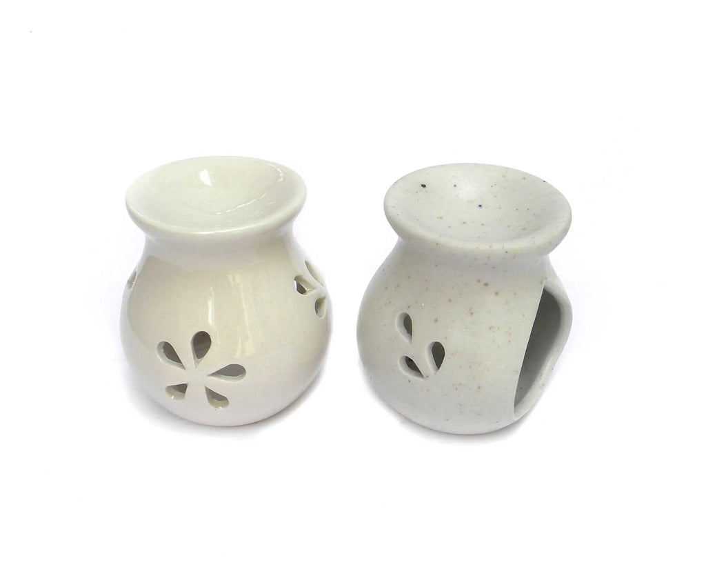 Natural Ceramic Aromatic Oil Burner & Diffuser Handmade Glazed Modern Design Small Size Christmas Home Decor