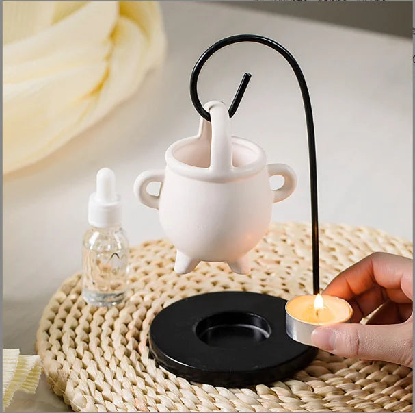 DDP Shipping Home Decor Candle Jars  Aromatherapy Aroma Tealight Round Candle Holder Essential Oil Burner Wax Melt Burners