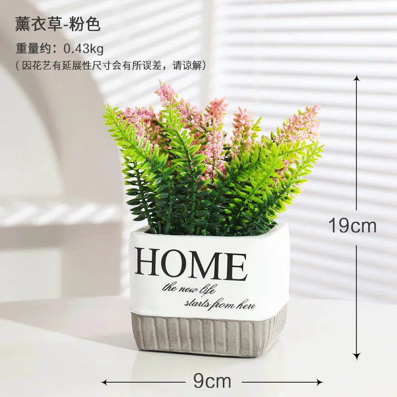Sunflower Bonsai, Office Greenery, Living Room Home Decor, Ceramic Simulation Flower Ornaments