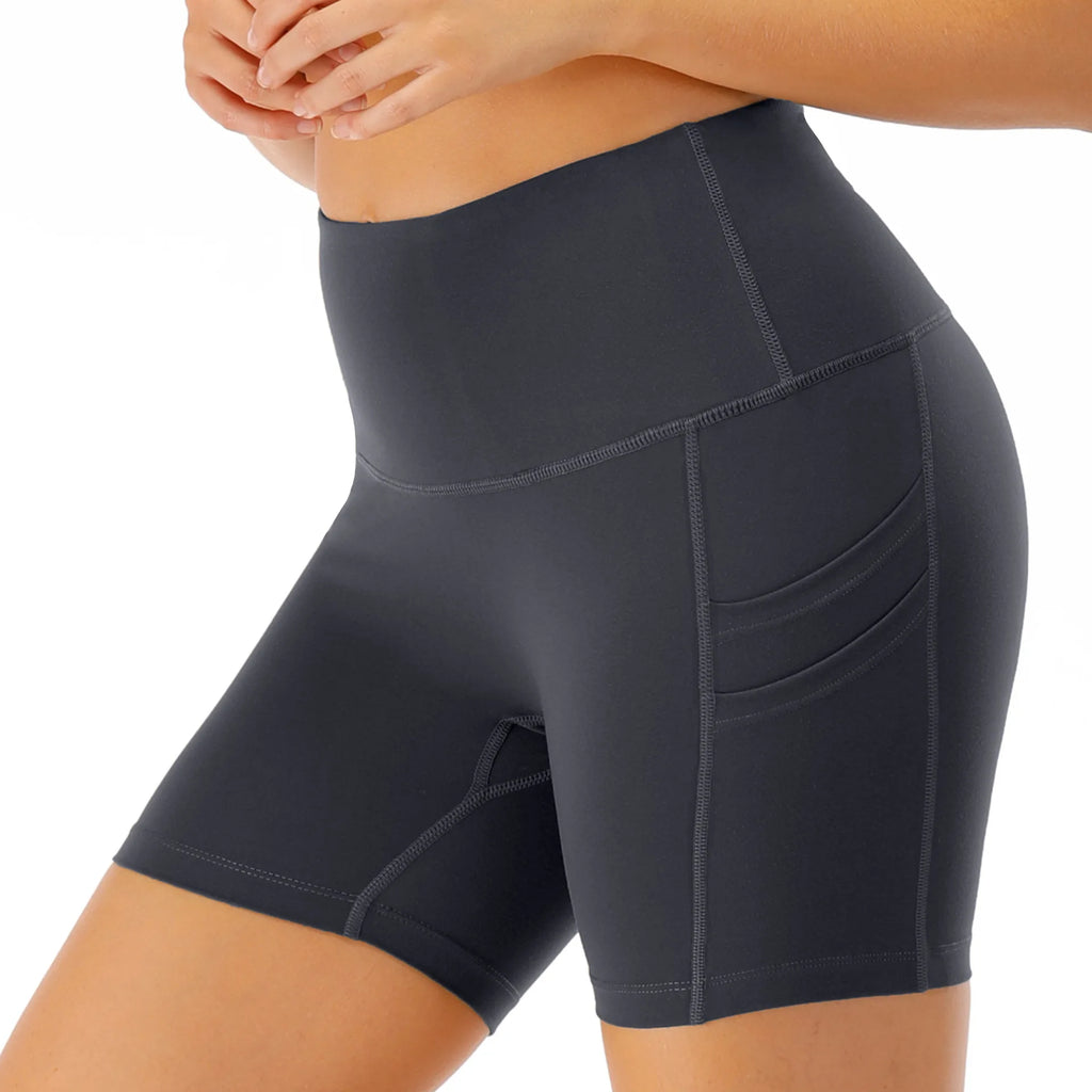 Shorts High Waisted Elastic Waist Breathable Gym Fitness Workout Booty Yoga Women'S Running Butt Lifting Shorts