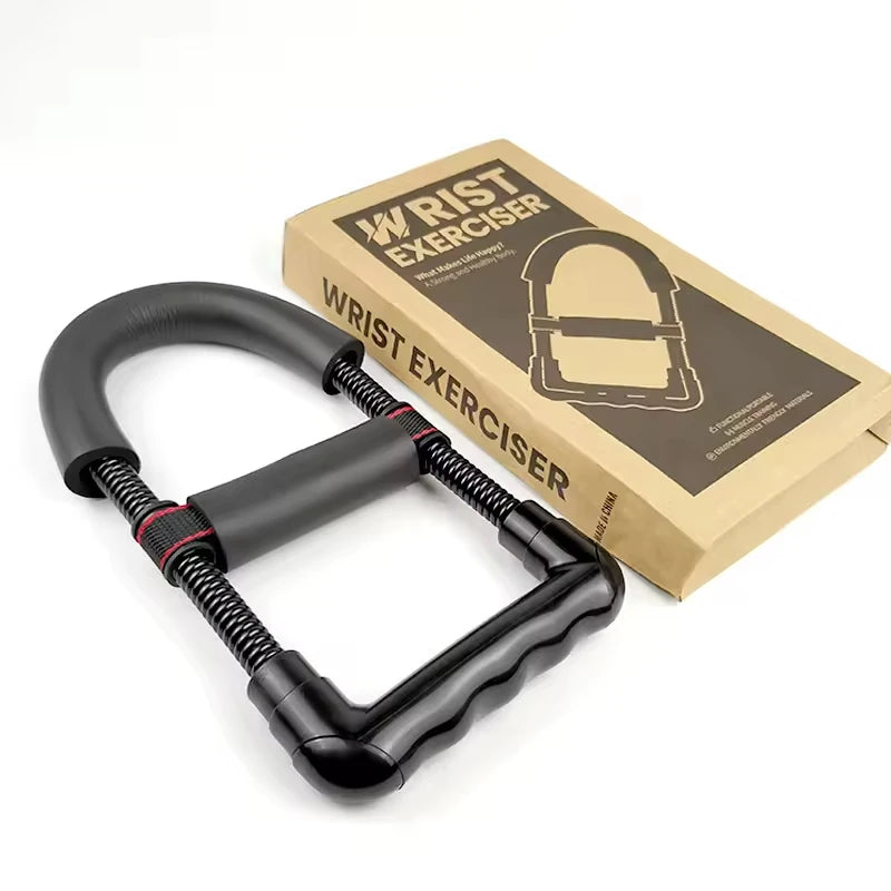 Home Spring-Adjusted Finger & Arm  Black Steel Hand Grips Strength Practice Custom Power Wrists