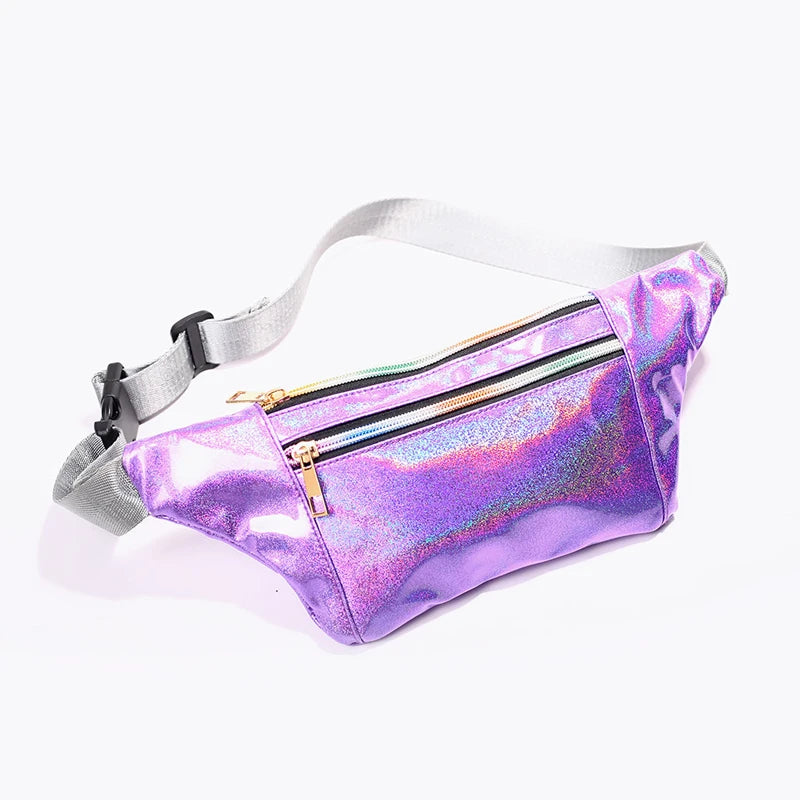 Sac banane holographique imperméable