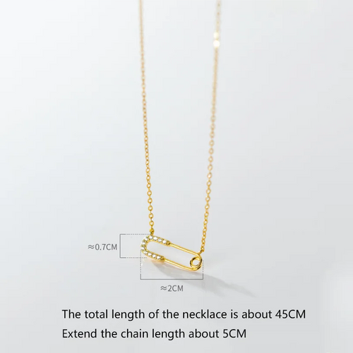 Collier argent 925 clavicule