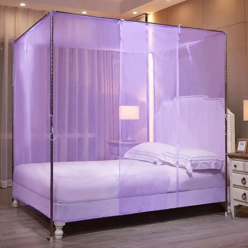 Queen king Bed Mosquito Da Cama Das Meninas Home Decor Bed Canopy Strong Bracket Support White pink Girls Bed Mosquito
