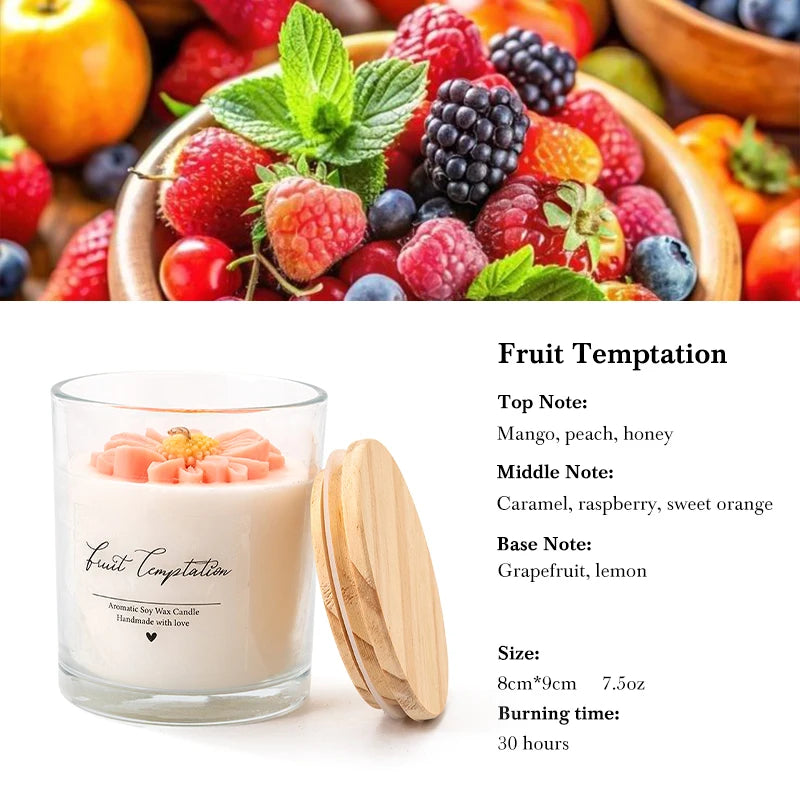 Bougie parfumée artisanale pot luxe