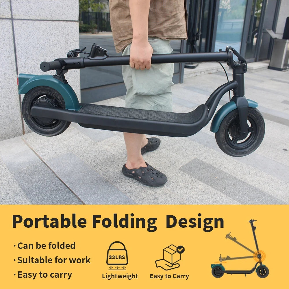 US Warehouse Stock Adult Escooter 10 Inch E-scooter Folding Electric Scooter 30KMH Fast E Scooter Long Range Electric Scooter