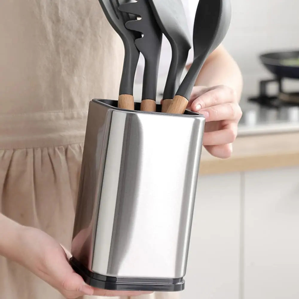 Kitchen Organizer Kitchen Utensil Holder for Countertop Large Cooking Utensil Storage Organizer for Spatula Spoon Utensil Crock