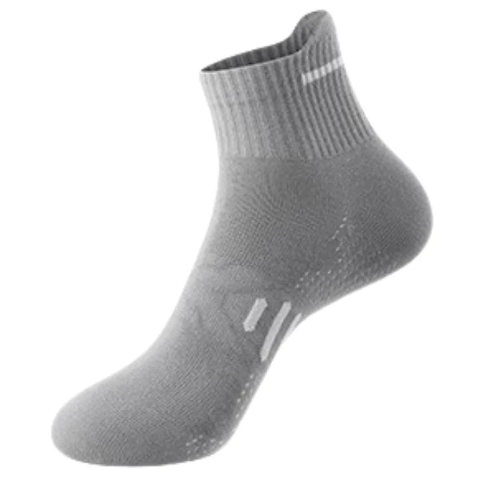 High Quality Men Short Crew Compression Breathable Ankle Athletic Sports Socks Running