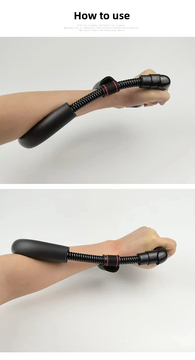 Home Spring-Adjusted Finger & Arm  Black Steel Hand Grips Strength Practice Custom Power Wrists
