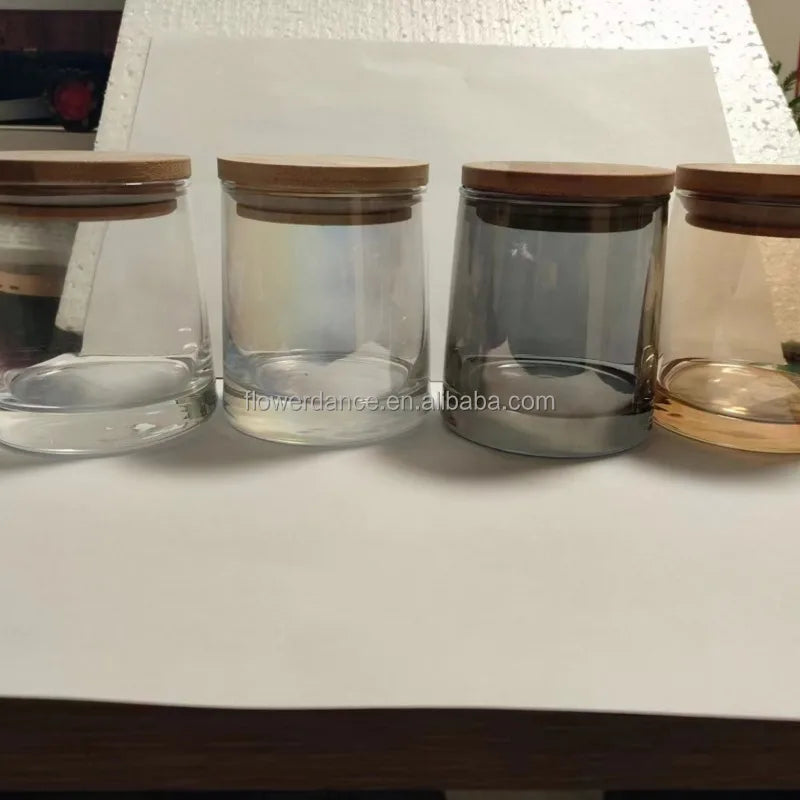 Wholesale Iridescent Candle Jars Lanterns & Holders 10 oz Beautify Your Home Decor LB0410