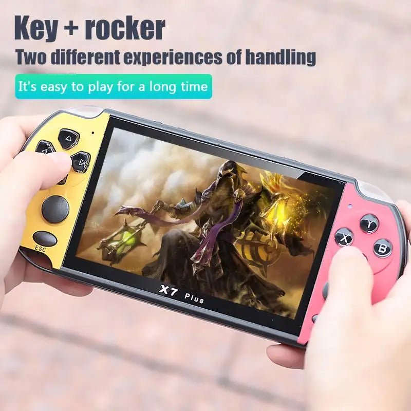 Hot Selling X7Plus Classic Game Player 5.1Inch HD Screen Game Gameboys Color Retro for Children Gift Toys