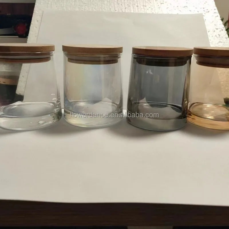 Wholesale Iridescent Candle Jars Lanterns & Holders 10 oz Beautify Your Home Decor LB0410