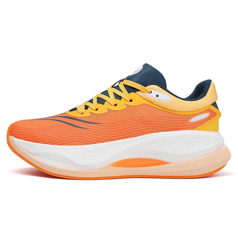 2025 fashion buffer running shoes sports trend shoes breathable carbon plate ultra-light running shoes