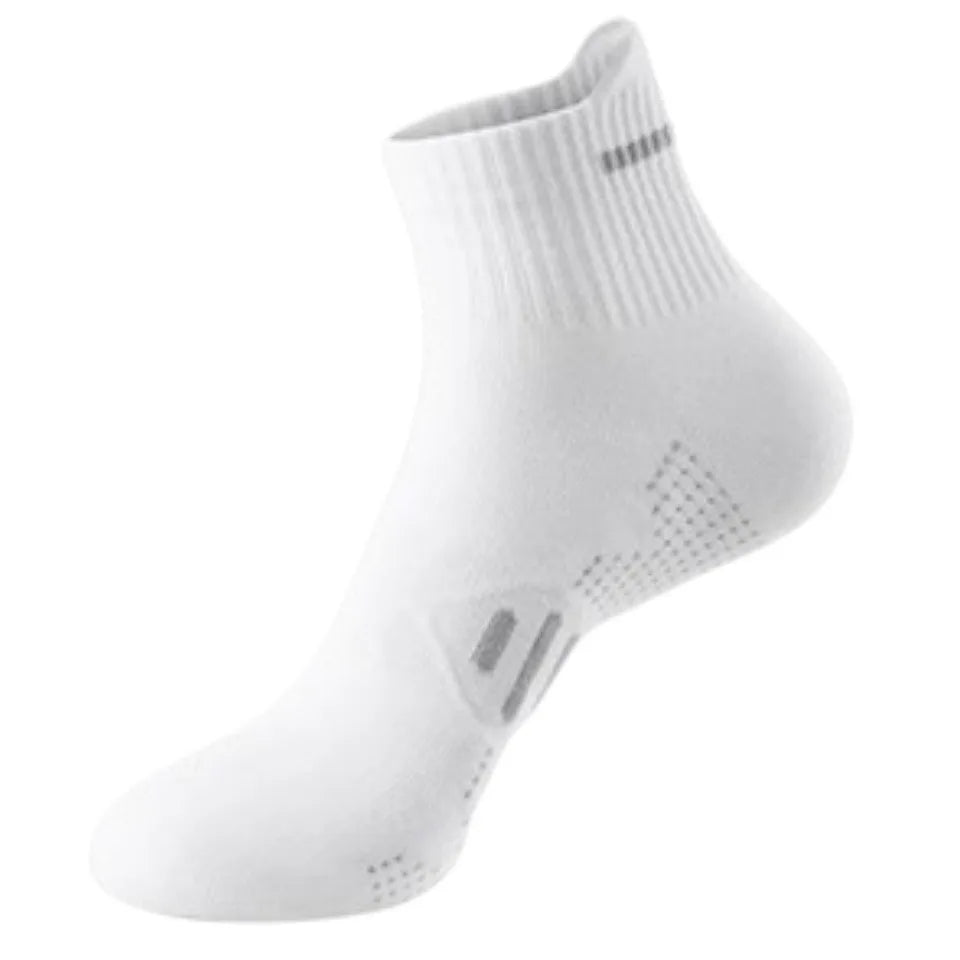 High Quality Men Short Crew Compression Breathable Ankle Athletic Sports Socks Running
