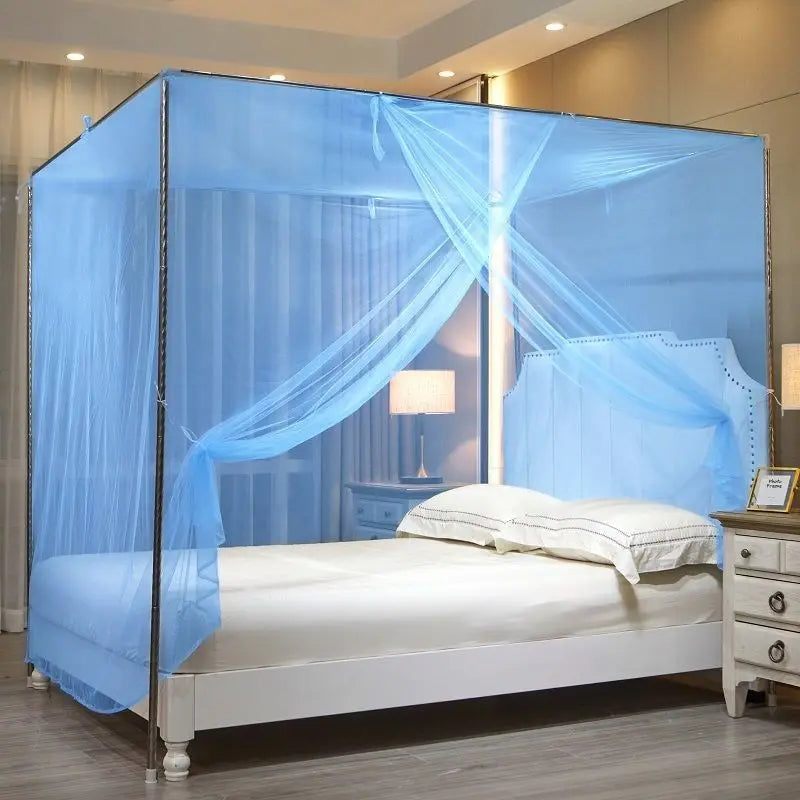 Queen king Bed Mosquito Da Cama Das Meninas Home Decor Bed Canopy Strong Bracket Support White pink Girls Bed Mosquito