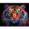 5D Diamond Embroidery Kit Handpainted Tiger Cross Stitch Full round DIY Home Decor 30x40cm/12x16inch Animal Design