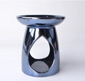 European Style Aromatherapy Diffuser Pottery Essential Oil Burner with Soybean Wax Belt Tealight Candle Holder for Home Decor
