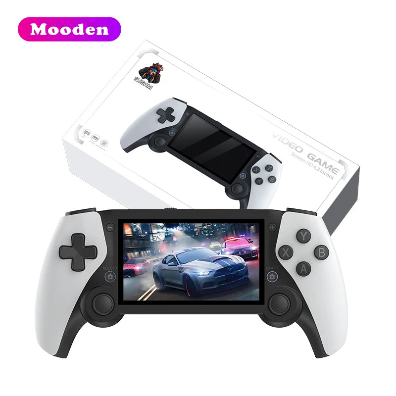 L  M25 Handheld Game Console 4.3'' IPS Screen 64GB 19000+ Games EmuELEC RK3566 27 Simulators Portable Retro Video Gaming Player
