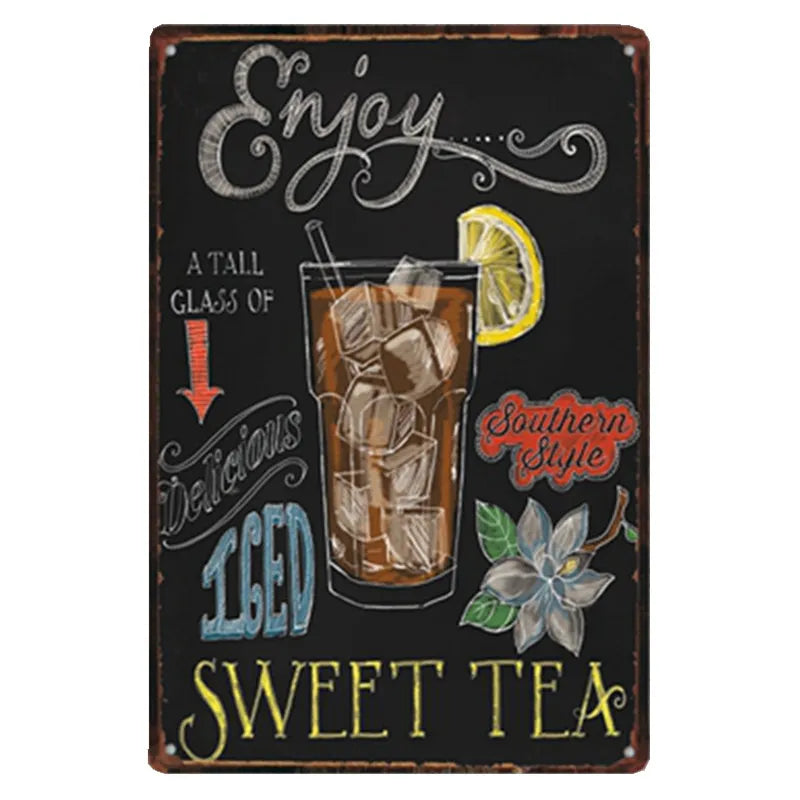 Poster Beer Signs Vintage Plaque Bar Decoration Metal Plates For Wall Shabby Chic Home Decor 20x30 cm