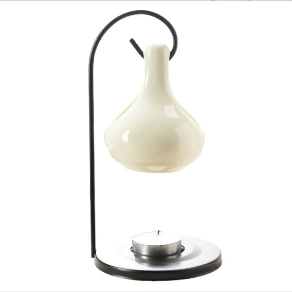 Photophore bougie chauffe-plat rond