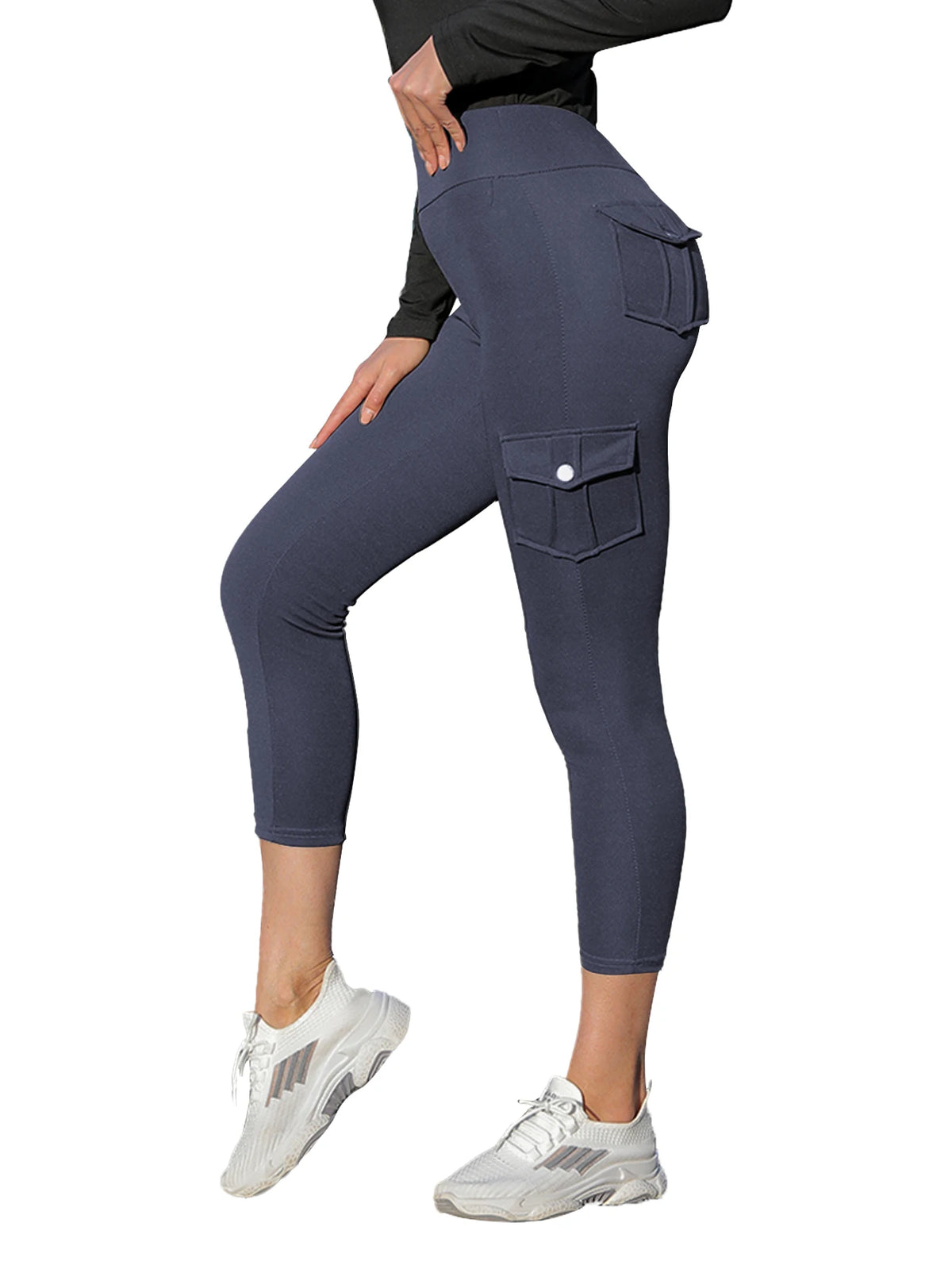 Salopette tricotée taille haute femme