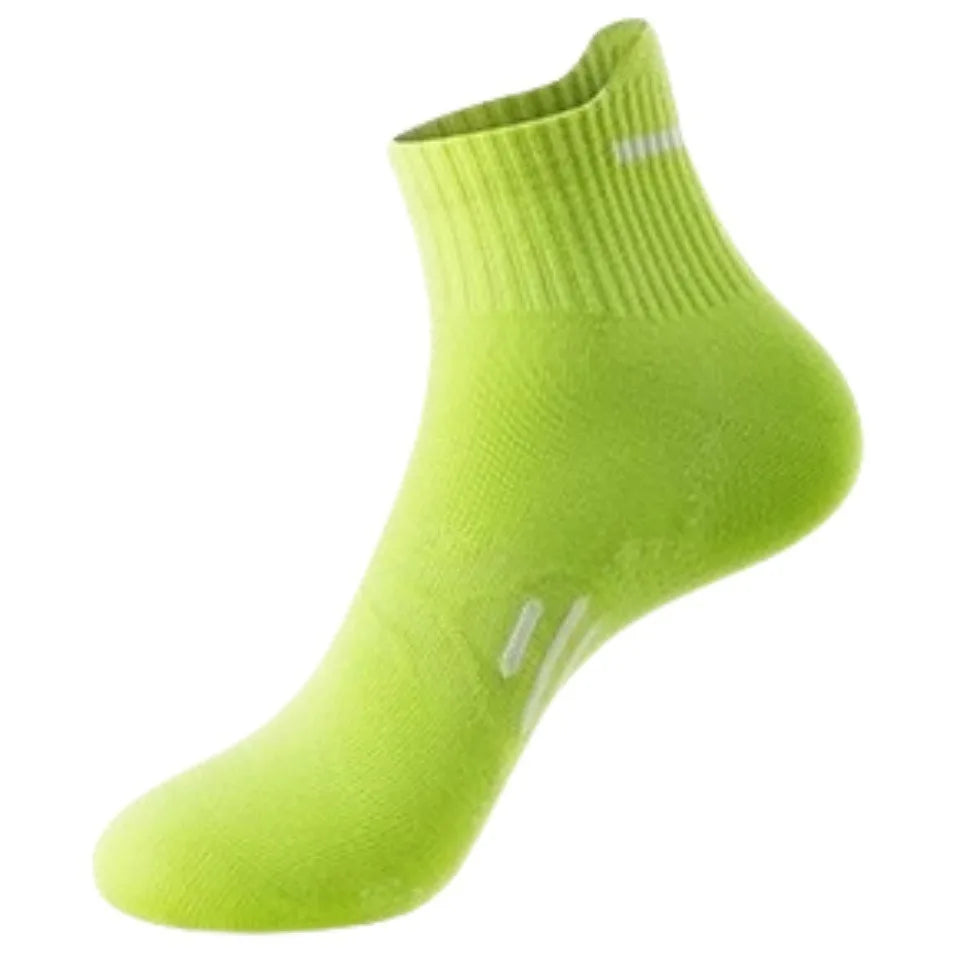 High Quality Men Short Crew Compression Breathable Ankle Athletic Sports Socks Running