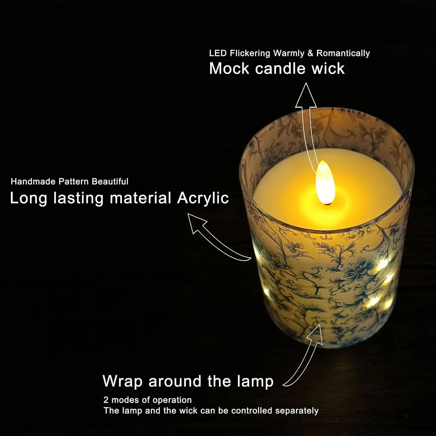 Bohemia Home Decor Set 3 Sunflower-Themed LED Pillar Candles Remote Timer Flameless Flickering 3D Wick Acrylic Recessed