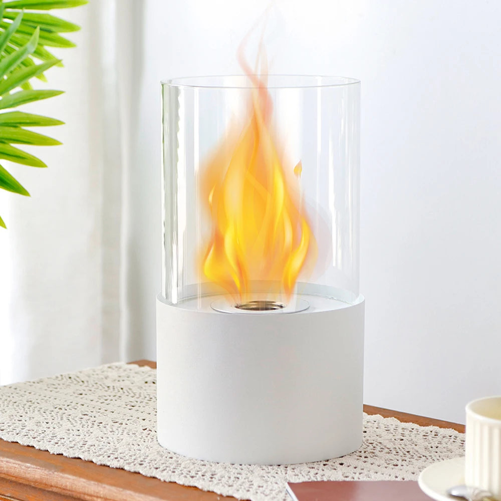 Round Metal Candle Holder with Glass for Tealight Candle Holder  for Home Decor (US Stocks)