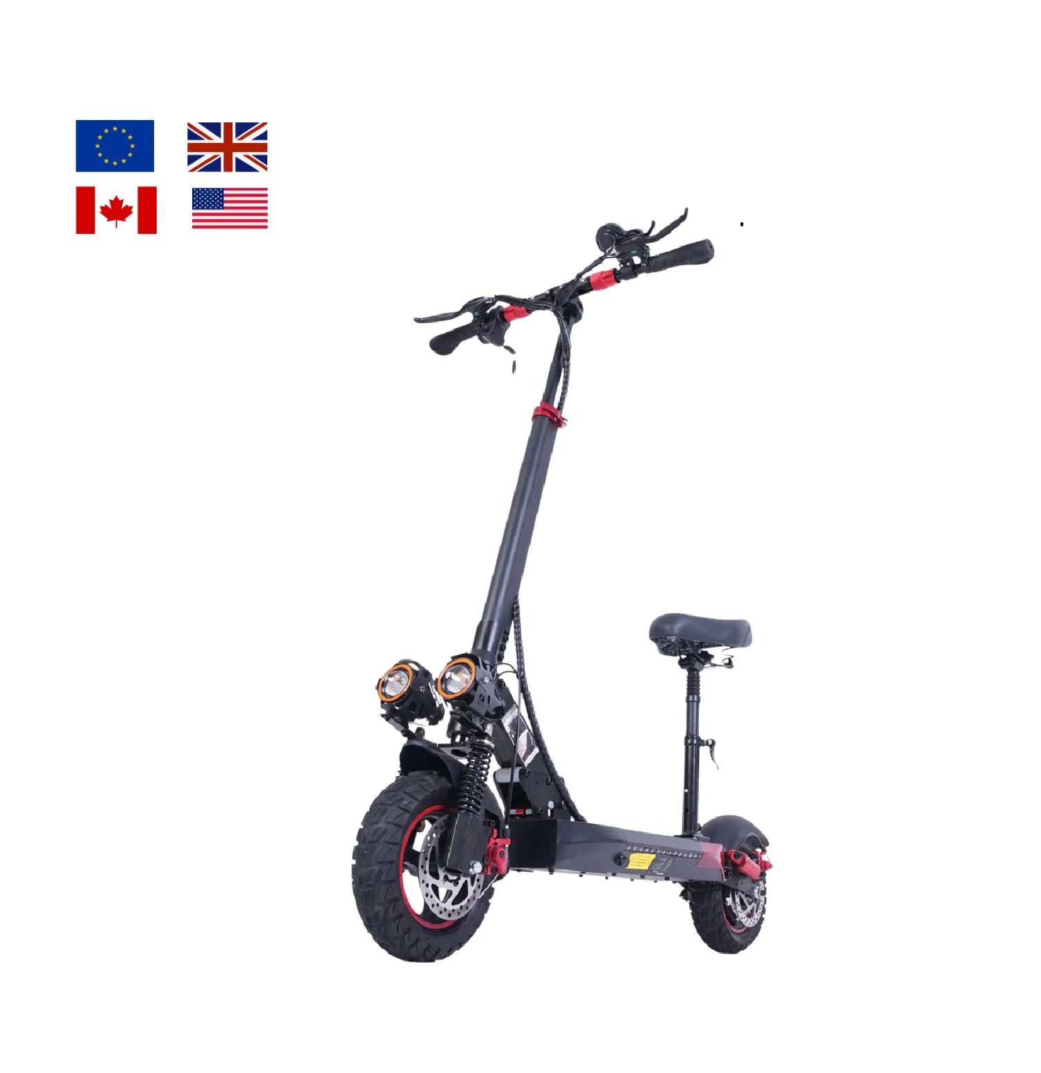 UK, US, CA, EU Drop Shipping 15AH 48V 800 Electric Scooter Trotinette Electrique  Smart Electronic5KM/H with Detachable Seat