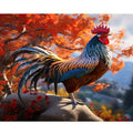 5D Diamond Painting Cock Picture Rhinestones Embroidery Home Decor Cross Stitch 30x40cm Animal Needlework Gift