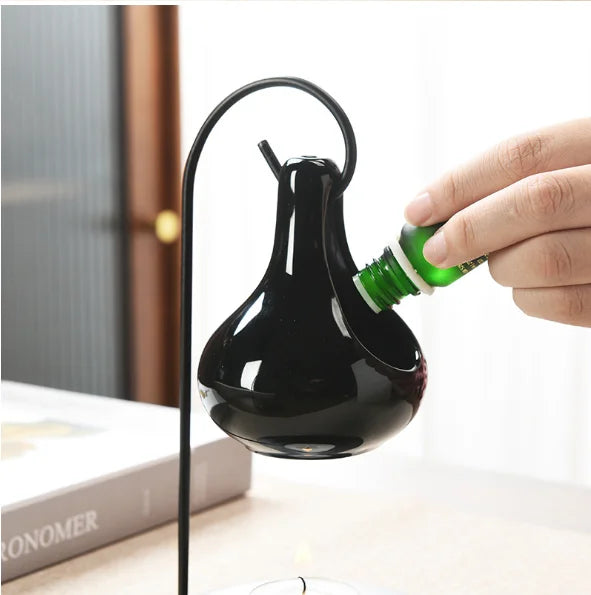 DDP Shipping Home Decor Candle Jars  Aromatherapy Aroma Tealight Round Candle Holder Essential Oil Burner Wax Melt Burners