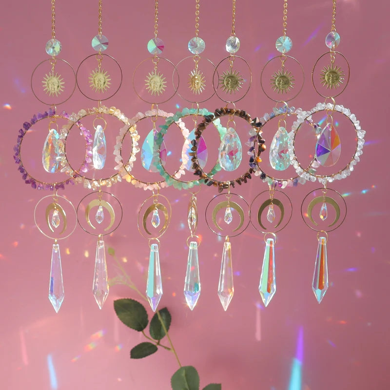 Wholesale Metal Pieces for Crystal Suncatcher Home Decor Golden Stainless Suncatchers Ornaments