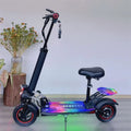 New Design High-Speed 500W Motor Adult Electric Scooter 36V 13Ah 10 Inch Big Two-Wheel Foldable Buy with LED Lights Manufacturer