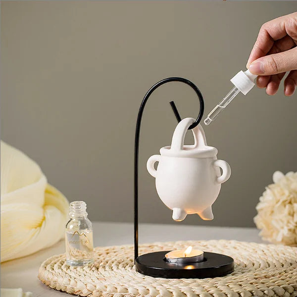 DDP Shipping Home Decor Candle Jars  Aromatherapy Aroma Tealight Round Candle Holder Essential Oil Burner Wax Melt Burners