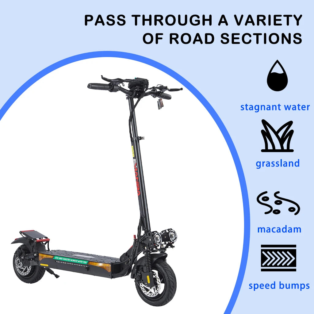 EU US Warehouse L12 Ultra High Speed Fast Use 48V Powerful Fast off Road E Portable Electric Scooters for Adult