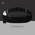 Reflective Sports Running Belt Fitness Water Bottle Pouch Waist Bag Lightweight Polyester Crossbody Bag for Hiking Fitness