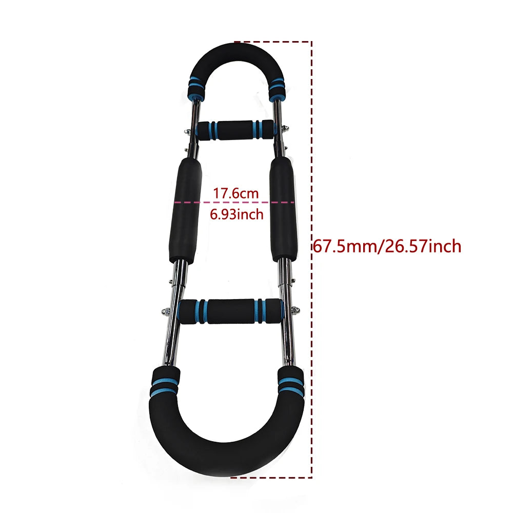 Portable Home Fitness Trainer with Spring Resistance Twister Arm Exerciser Ultimate Power Wrists Safety Features