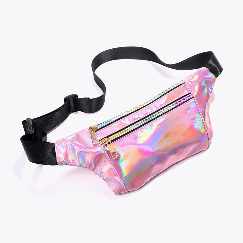 Sac banane holographique imperméable
