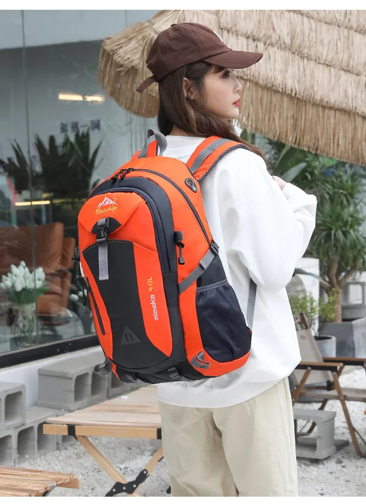 Men's and Women's Travel Backpacks, New Lightweight Outdoor Hiking Bags, Large-Capacity Travel Bags, Camping Storage Backpacks