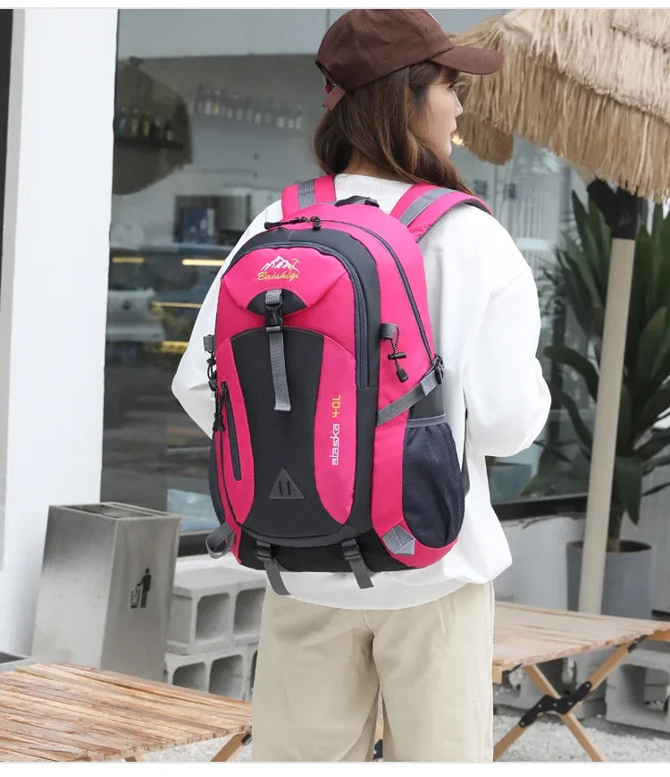 Men's and Women's Travel Backpacks, New Lightweight Outdoor Hiking Bags, Large-Capacity Travel Bags, Camping Storage Backpacks