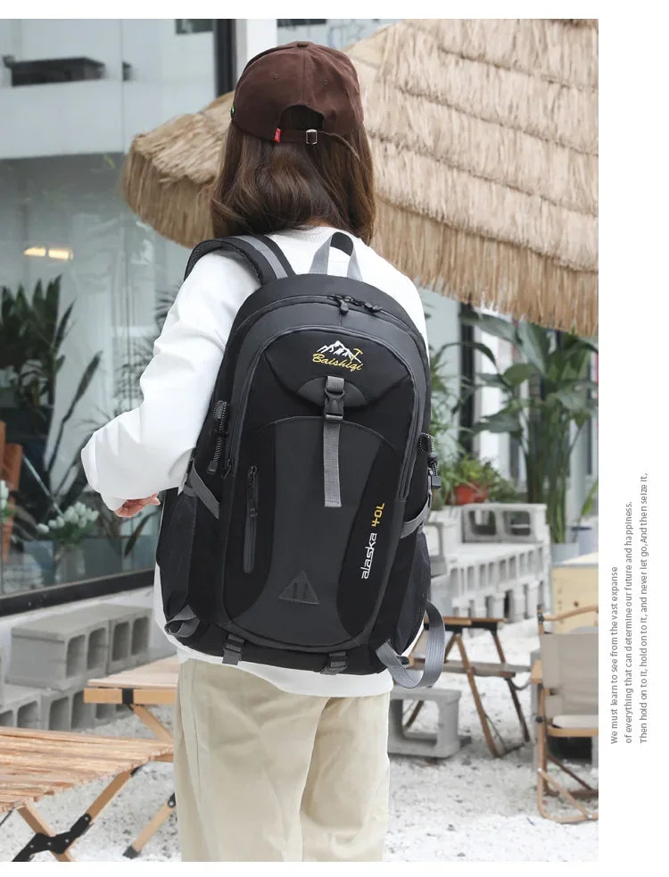 Men's and Women's Travel Backpacks, New Lightweight Outdoor Hiking Bags, Large-Capacity Travel Bags, Camping Storage Backpacks