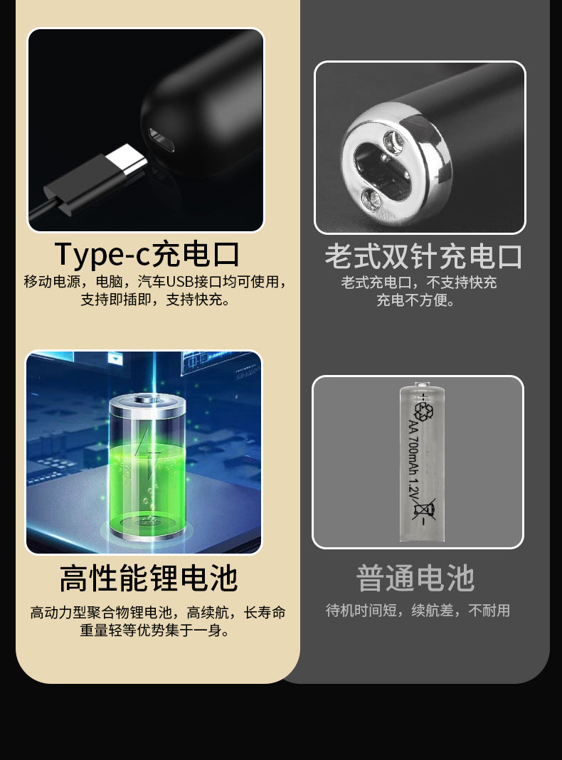 Manufacturers supply electric nose hair trimmer men's rechargeable nose hair trimmer to clean the nostril nose hair repairer