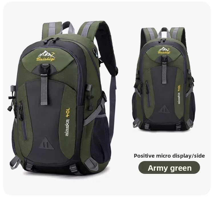 Men's and Women's Travel Backpacks, New Lightweight Outdoor Hiking Bags, Large-Capacity Travel Bags, Camping Storage Backpacks