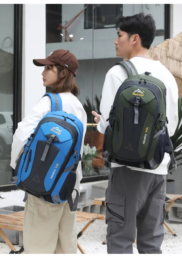 Men's and Women's Travel Backpacks, New Lightweight Outdoor Hiking Bags, Large-Capacity Travel Bags, Camping Storage Backpacks